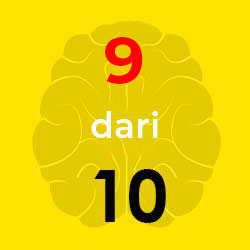 9 dari 10